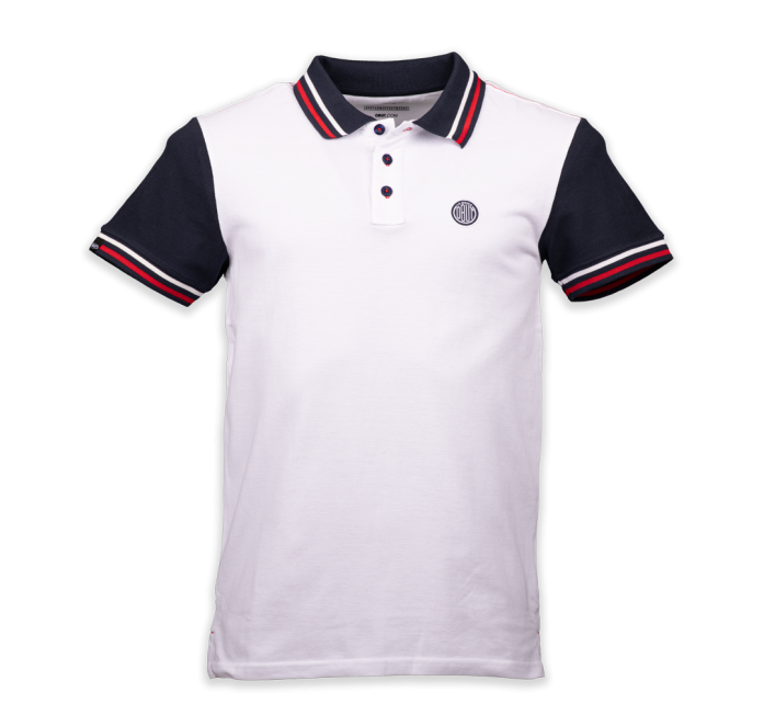 Herren-Polo-Shirt, weiß Herren-Polo-Shirt, weiß