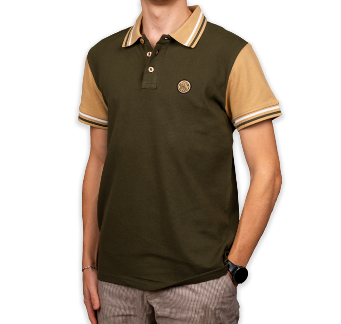 Men's kaki polo shirt Men's kaki polo shirt