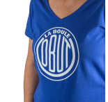 Tee-shirt femme bleu