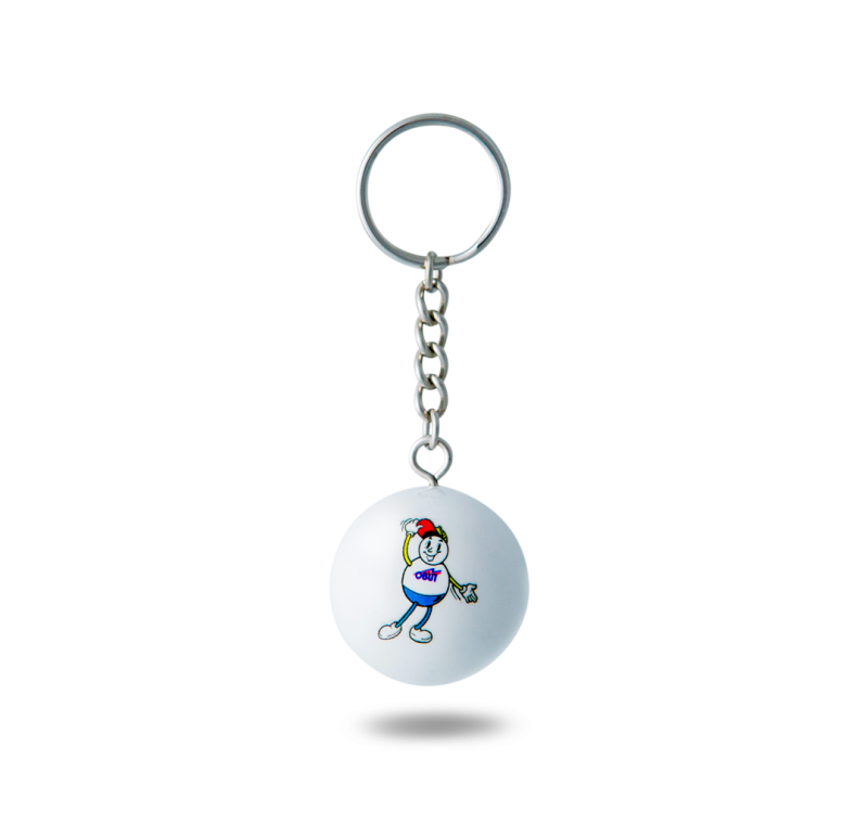 Boulobutus mål nyckelring Boulobutus mål nyckelring