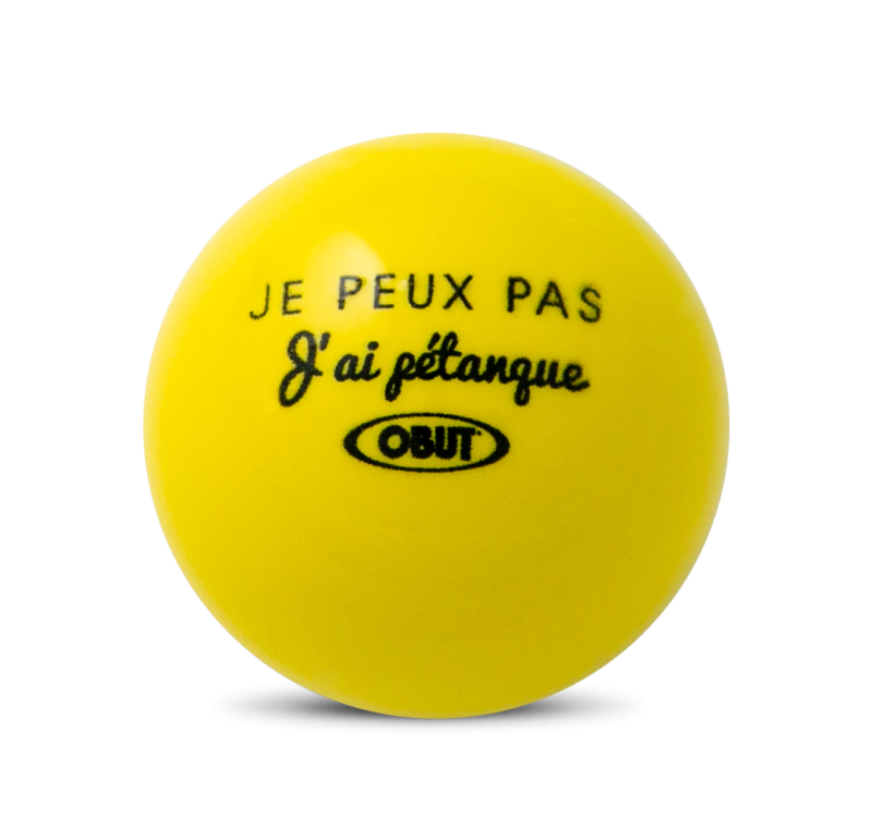 Porte-clés but Je peux pas j'ai pétanque Porte-clés but Je peux pas j'ai pétanque