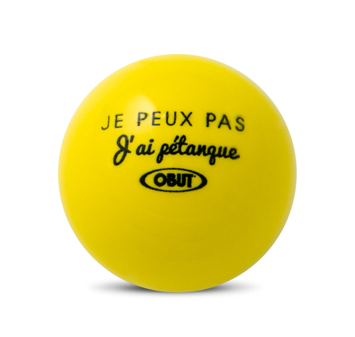 Schlüsselring mit Zielkugel Je peux pas j'ai pétanque Schlüsselring mit Zielkugel Je peux pas j'ai pétanque