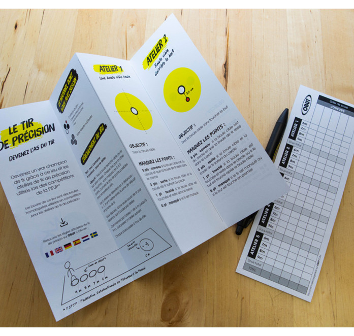 Spielset zum präzisionsschiessen