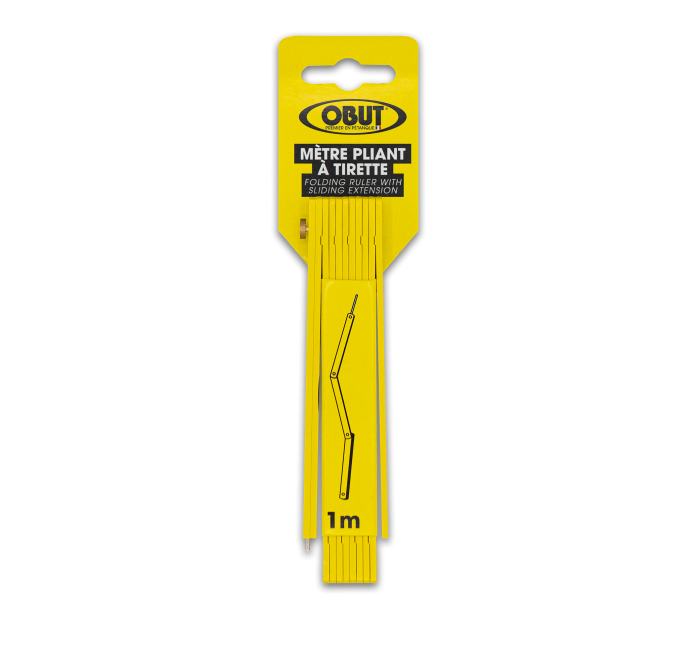 Gelber Klappmaßstab