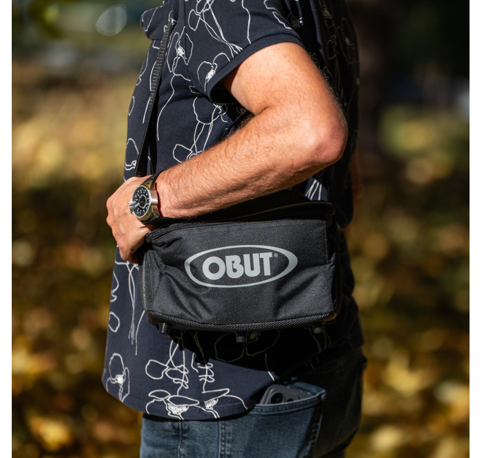 Black/Grey 3-boule reporter bag