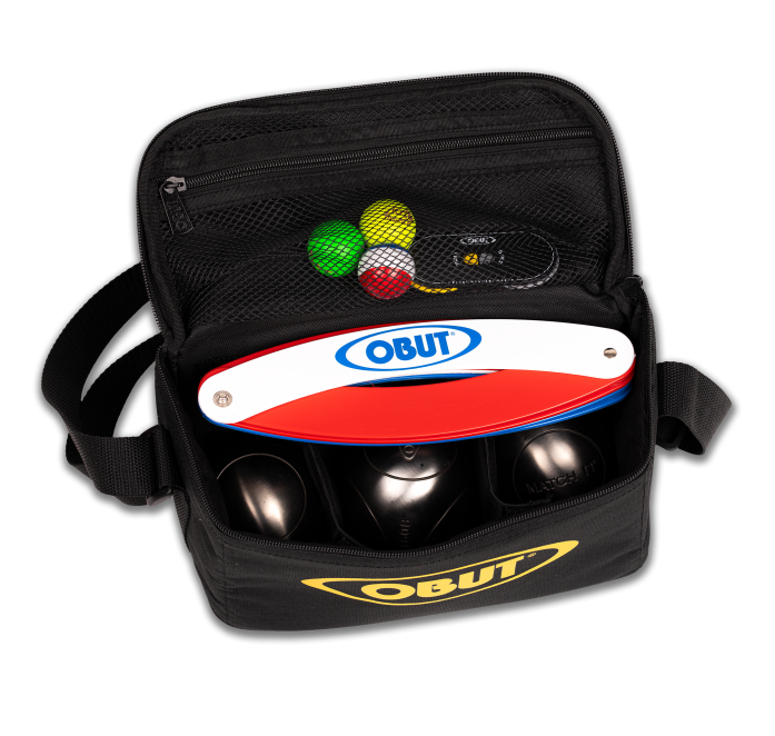 Bolsa Reporter para 3 bolas en negro/amarillo