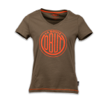 Khakifarbenes Damen-T-Shirt