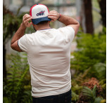 Baseball cap with retro logo Baseball cap with retro logo
