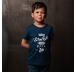 Tee-shirt enfant futur bouliste bleu Tee-shirt enfant futur bouliste bleu