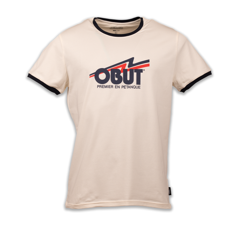 Unisex white T-shirt with retro logo Unisex white T-shirt with retro logo