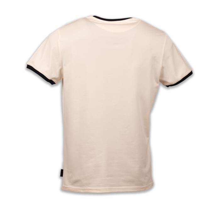 Weißes Unisex-T-Shirt mit Retro-Logo Weißes Unisex-T-Shirt mit Retro-Logo