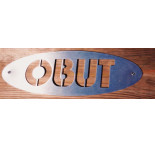 Plaque signature Obut