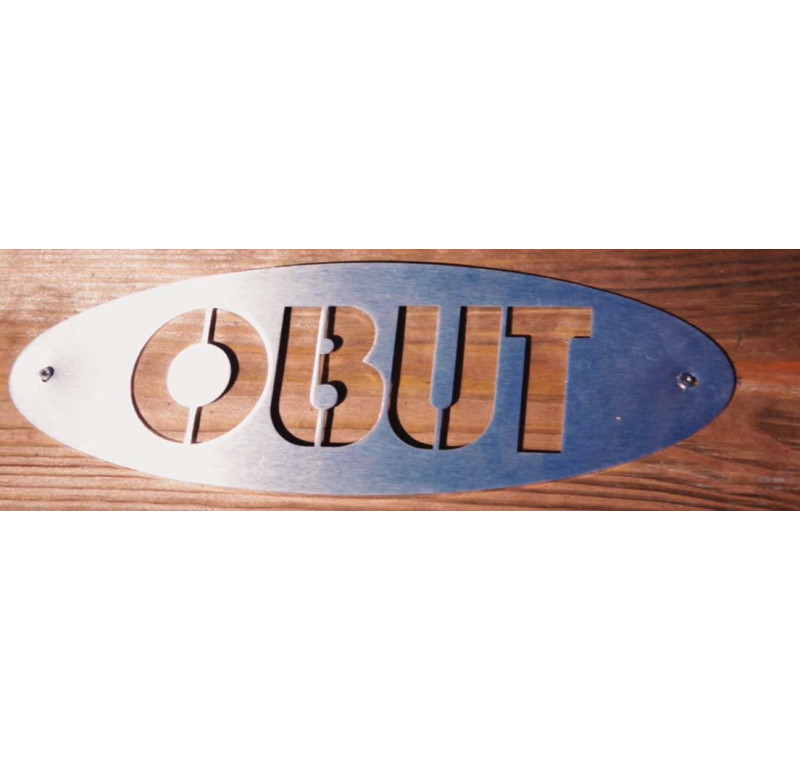 Plaque signature Obut