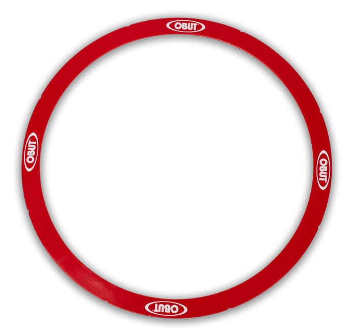 Red rigid circle
