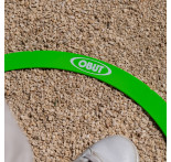 Styv pétanque-cirkel i grönt
