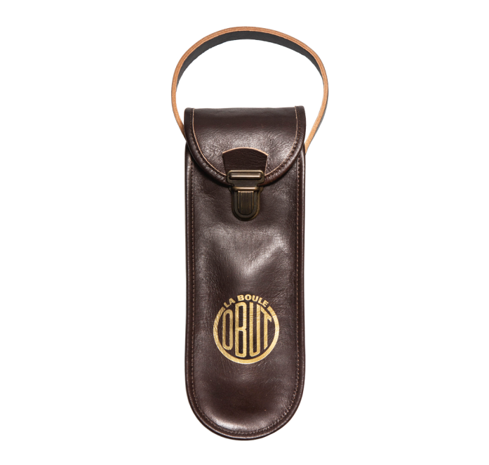 Vintage brown leather pouch