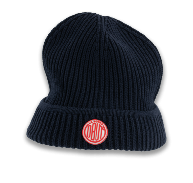 Bonnet bleu logo Obut vintage