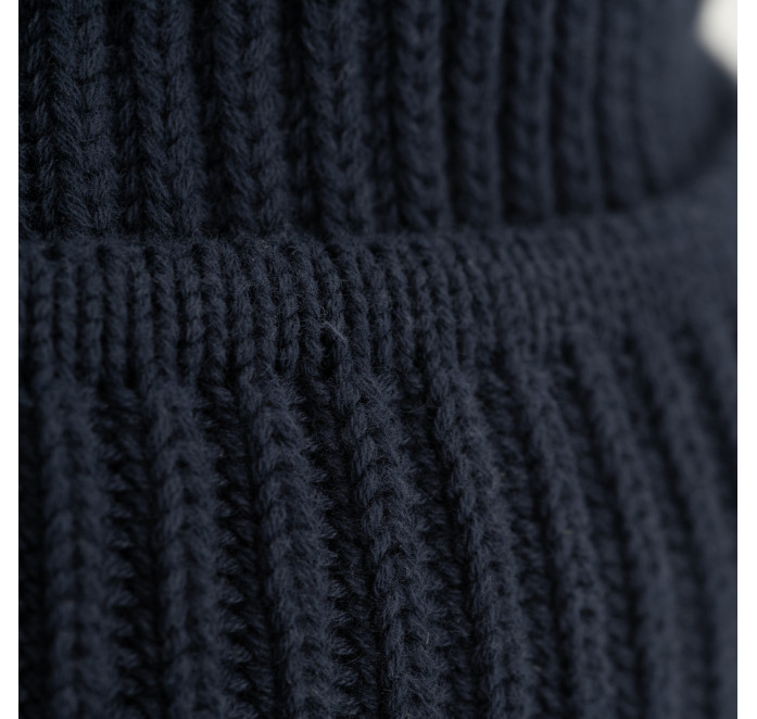 Blauer Beanie mit Vintage-Logo von Obut