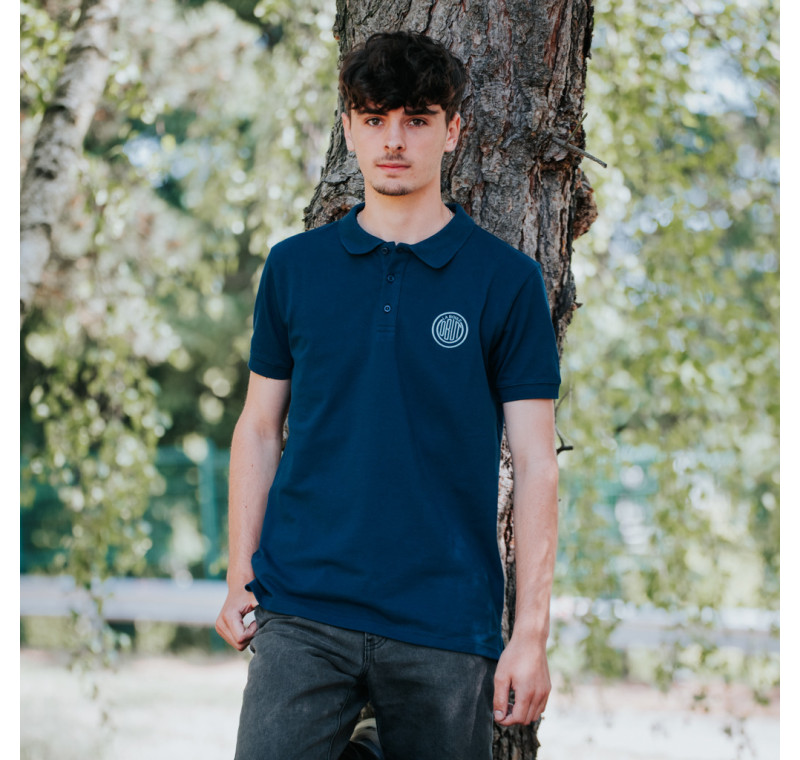 Herenpolo in marineblauw Herenpolo in marineblauw