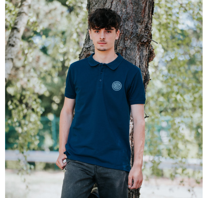 Herenpolo in marineblauw Herenpolo in marineblauw