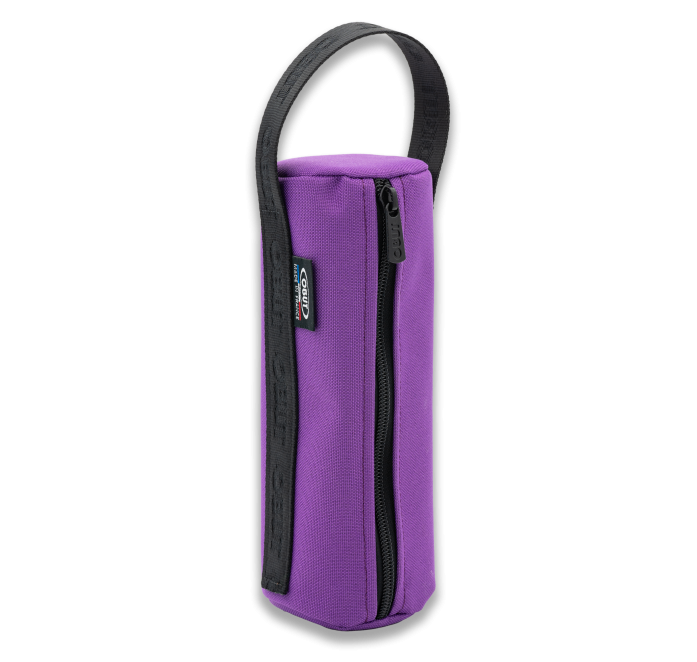 Pétanque-Tasche aus Canvas in Violett