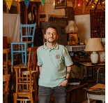 Polo homme vert "MANUFACTURE" Polo homme vert "MANUFACTURE"