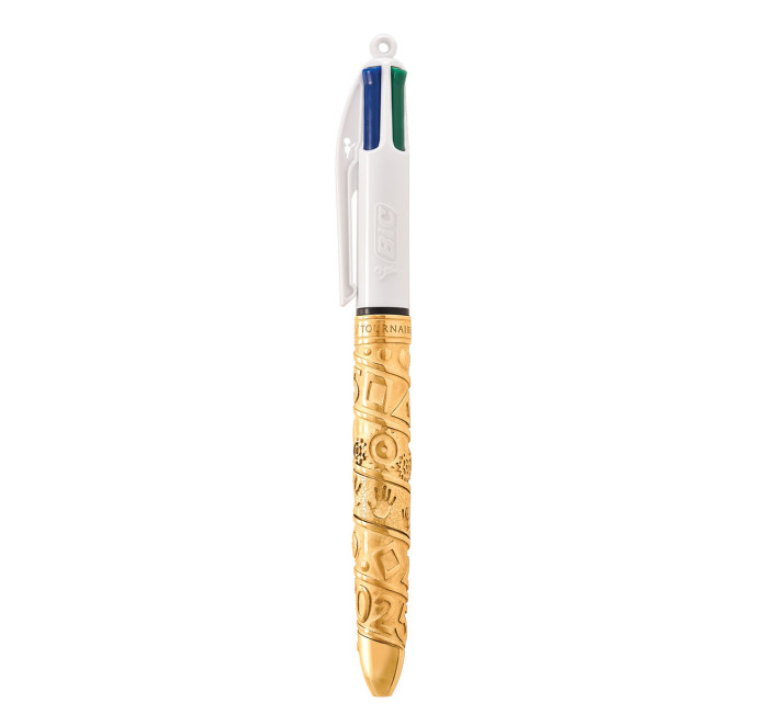 BIC 4 Couleurs Obut x Tournaire bronze plaqué or jaune