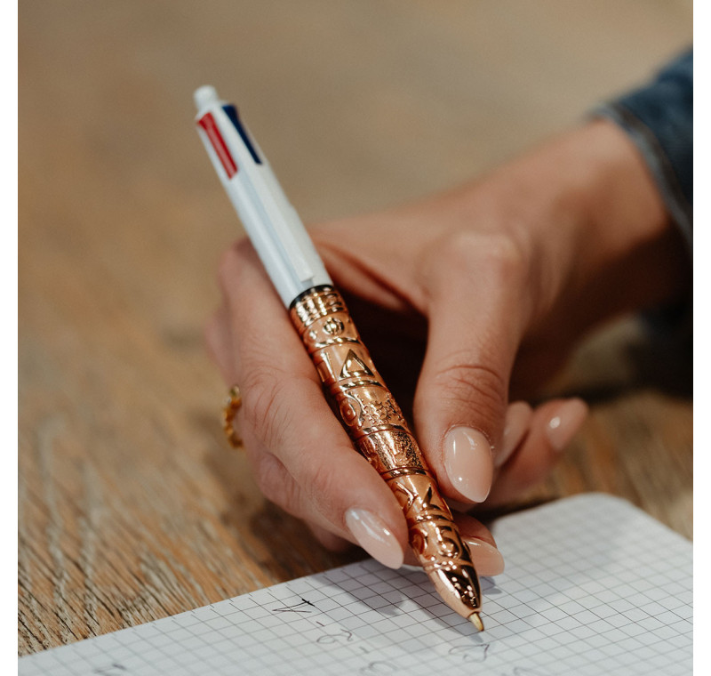 BIC 4 Colores™ Obut x Tournaire – Bronce Rosa