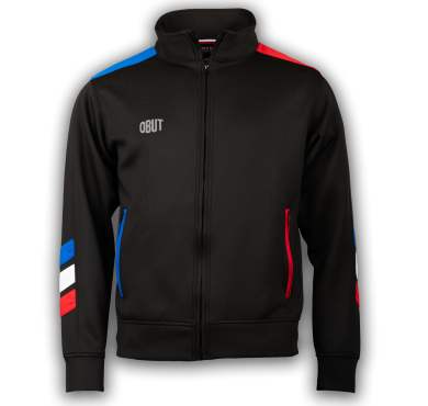 Schwarze Trainingsjacke