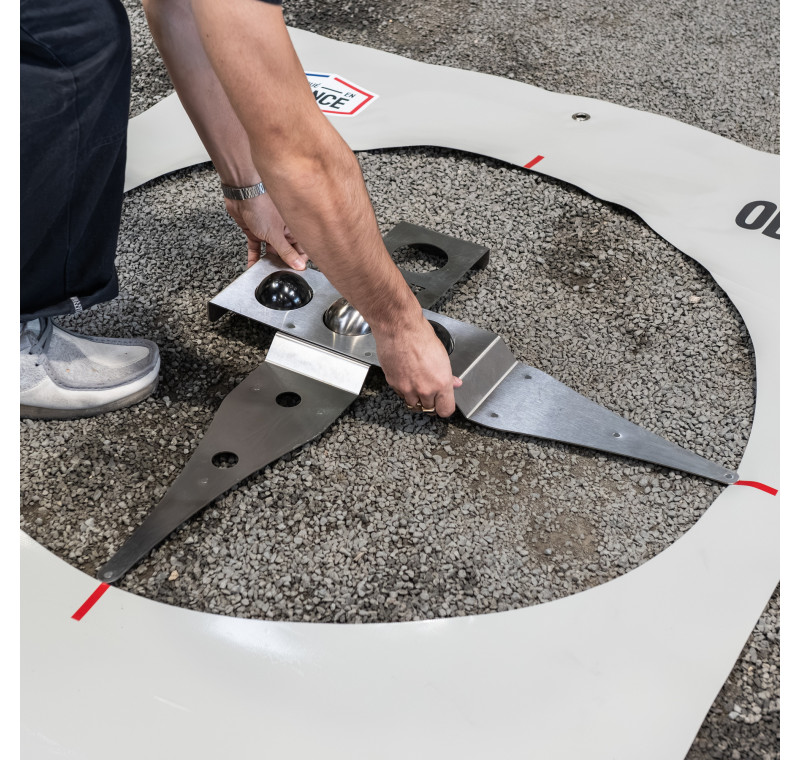 Precision shooting mat