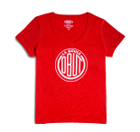 Camiseta roja para dama Camiseta roja para dama