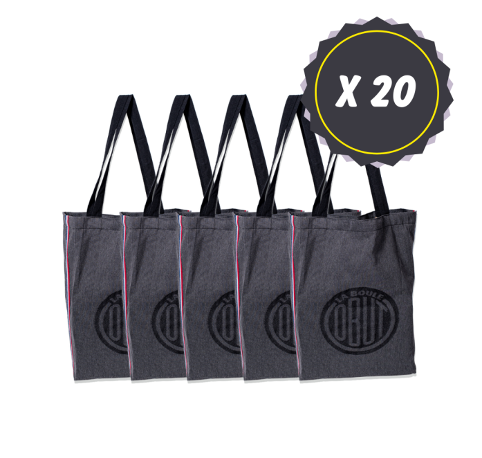 Set of 20 Obut gusseted tote bags Set of 20 Obut gusseted tote bags