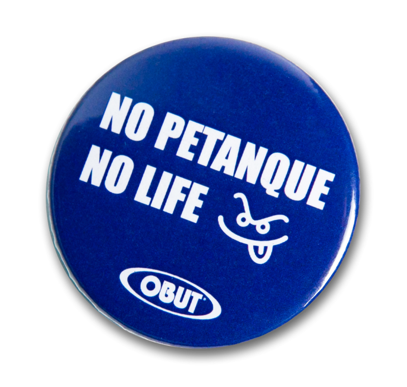 Button No petanque no life Button No petanque no life