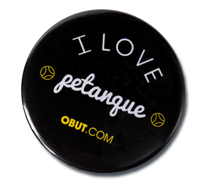 Chapa I love pétanque Chapa I love pétanque