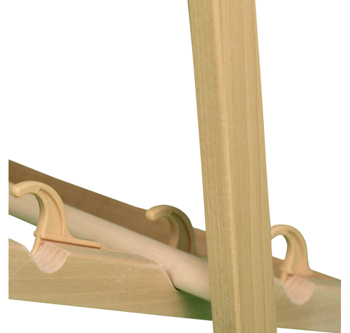 Vintage strandstoel met mascotte