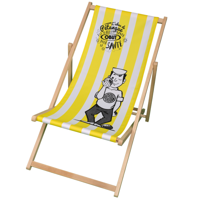 Vintage mascot deckchair